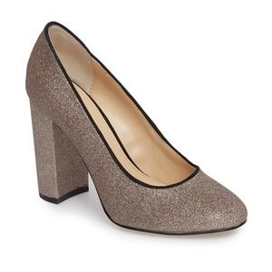 Anthropologie Botkier Blush Glitter Pumps